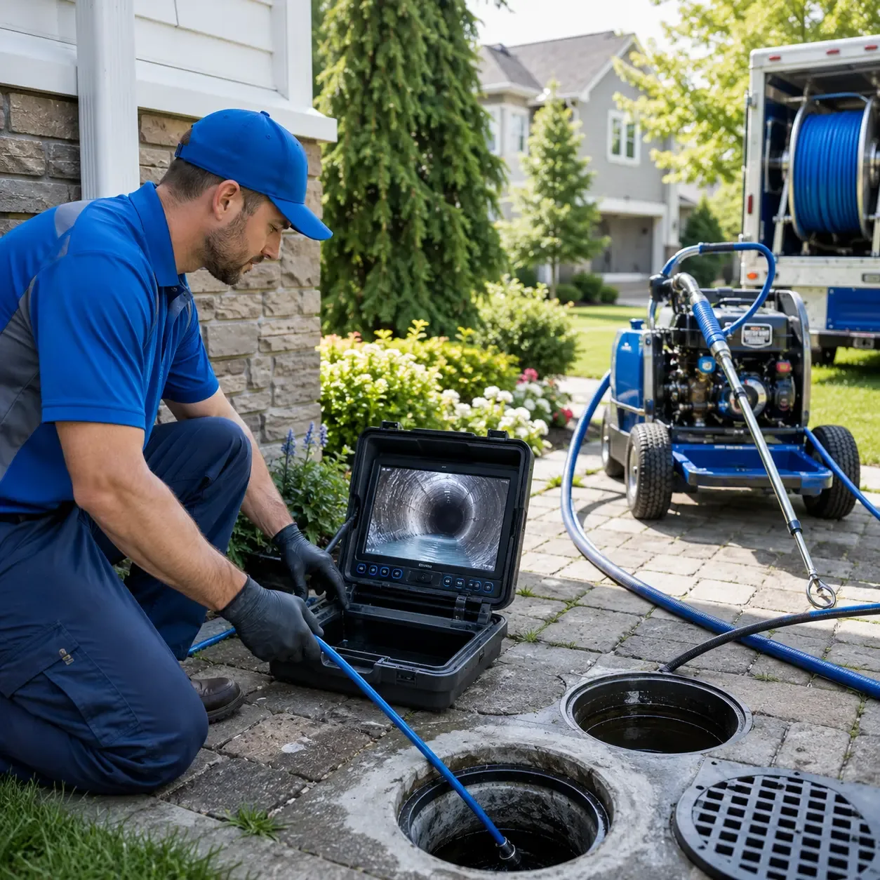 Outdoor drain cleaning professionals serving West Bloomfield, MI